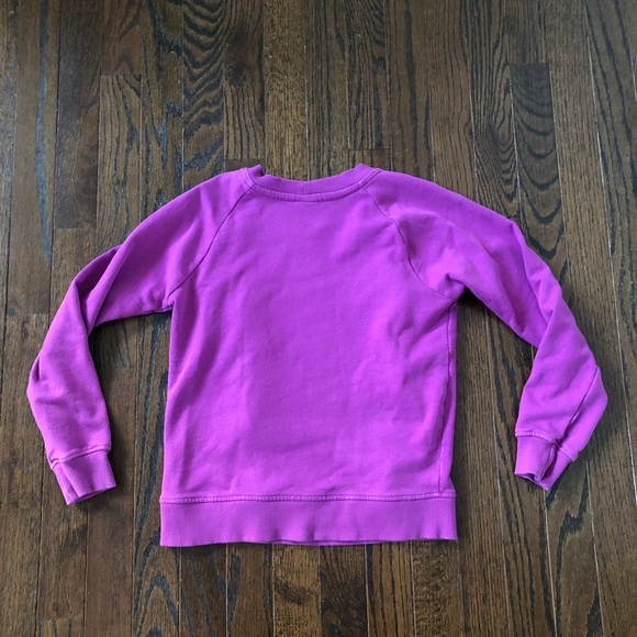 Hanna Andersson Girls 8 Purple Ruffled Cotton Crewneck Sweatshirt - EUC! - Picture 8 of 9